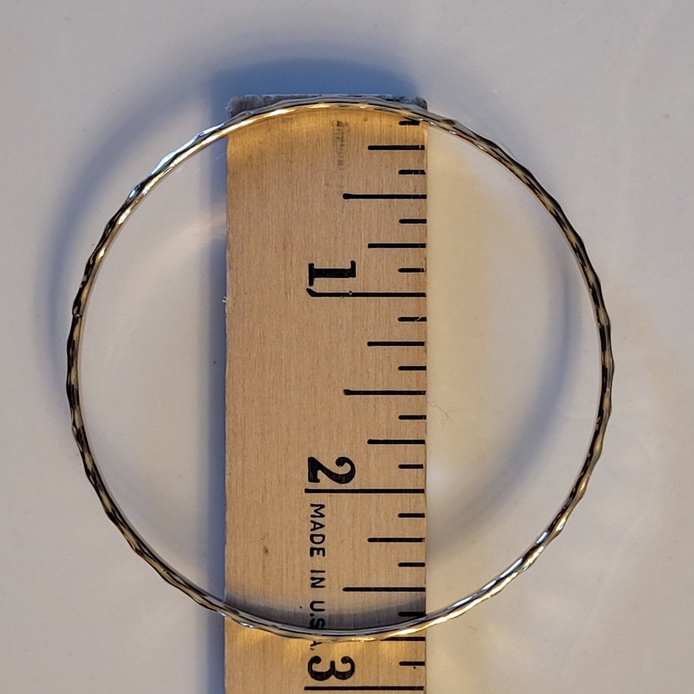 Gold-tone & Rhinestones Bangle Bracelet Bundle (8 bangle bracelets) - Picture 8 of 16